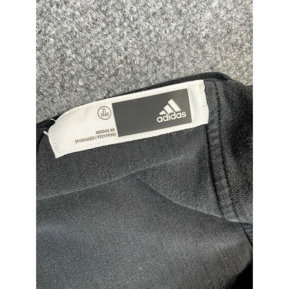 ADIDAS Mens Sport Shorts Small Black Cotton - Picture 6 of 10